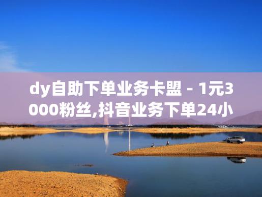 抖音涨粉丝辅助器-抖音粉丝业务自助下单平台