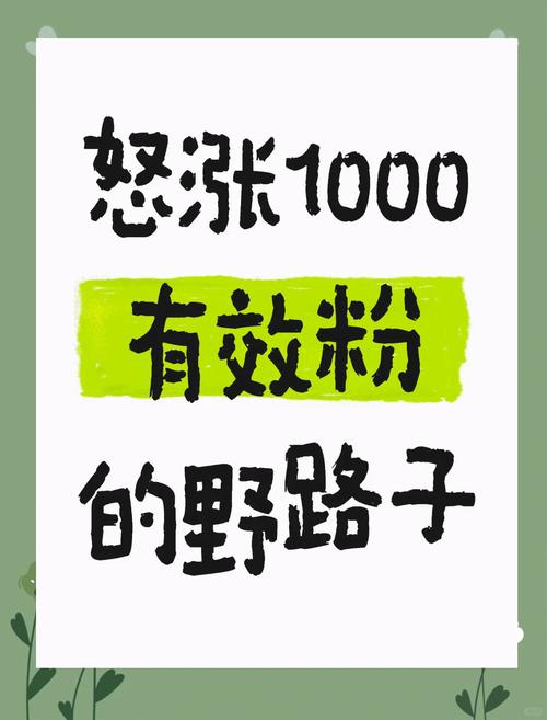 1元1000粉秒—揭秘低价涨粉背后的真相与风险