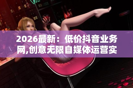 2026最新：低价抖音业务网,创意无限自媒体运营实战指南灵活化配置