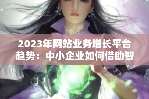 2023年网站业务增长平台趋势：中小企业如何借助智能化工具提升运营